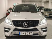 Begagnad Mercedes ML350 AMG line 258 HK (189 kW) 2014 Silver SUV