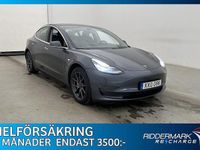 Begagnad Tesla Model 3 Long Range AWD 366 kW (498 HK) 2019 Grå Sedan