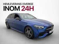 Begagnad Mercedes C220 AMG 200 HK (147 kW) 2021 Blå Kombi