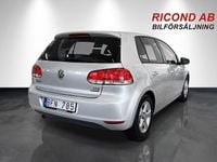 Begagnad VW Golf VI 105 HK (77 kW) 2011 Brun Halvkombi