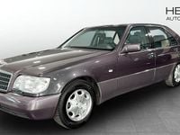 Begagnad Mercedes S600 408 HK (300 kW) 1991 Grå metallic Sedan