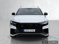 Begagnad Audi Q8 S-Line 462 HK (339 kW) 2021 Vit glaciär metallic SUV