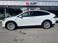 begagnad Tesla Model X Long Range AWD Autopilot 6-sits Dragkrok Pano