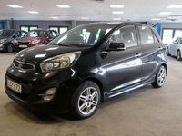 Begagnad Kia Picanto Comfort 86 HK (63 kW) 2011 Svart Halvkombi