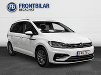 Begagnad VW Touran R-line 150 HK (110 kW) 2021 Vit Minibuss