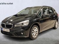 Begagnad BMW 218 Active Tourer Advantage 136 HK (100 kW) 2017 Svart Minibuss
