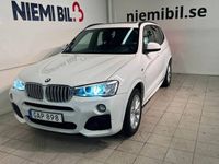 begagnad BMW X3 xDrive30d M Sport H/K Drag Navi Pano Dvärm S/V-hjul