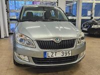 Begagnad Skoda Fabia Elegance 69 HK (50 kW) 2011 Ljusgrön Halvkombi