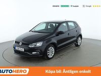 Begagnad VW Polo 91 HK (66 kW) 2016 Svart Halvkombi