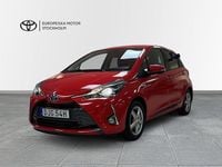 Begagnad Toyota Yaris Hybrid 101 HK (74 kW) 2019 Röd Halvkombi