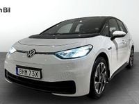 Begagnad VW ID.3 Pro Performance 150 kW (204 HK) 2021 Vit Halvkombi