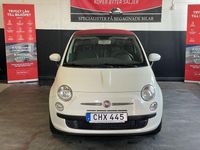 Begagnad Fiat 500 Lounge 70 HK (51 kW) 2010 Vit Cab