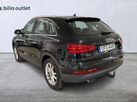 begagnad Audi Q3 2.0 TDI quattro 2.0 TDI quattro S Tronic Comfort Drag P-sensor 177hk 2013 Svart