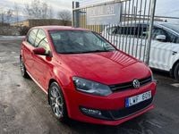 Begagnad VW Polo GT 105 HK (77 kW) 2012 Röd Halvkombi