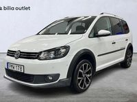 Begagnad VW Touran Cross 2015 Vit Minibuss