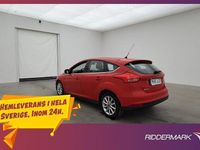 Begagnad Ford Focus Titanium 125 HK (91 kW) 2016 Röd Halvkombi
