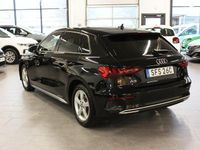 Begagnad Audi A3 150 HK (110 kW) 2021 Svart Sedan