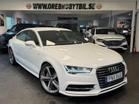 Begagnad Audi A7 Sportback S-Line 252 HK (185 kW) 2017 Vit Halvkombi