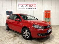 Begagnad VW Golf VI 122 HK (89 kW) 2010 Röd Halvkombi