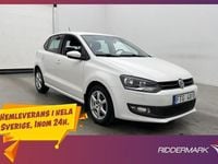 Begagnad VW Polo 90 HK (66 kW) 2012 Vit Halvkombi