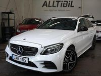 Begagnad Mercedes C220 AMG line 194 HK (142 kW) 2019 Vit Kombi