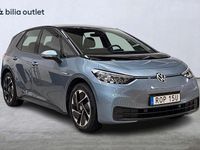Begagnad VW ID.3 Pro Performance 150 kW (204 HK) 2020 Blå Halvkombi