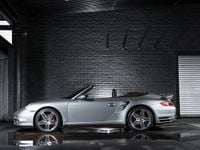 Begagnad Porsche 997 Turbo 480 HK (353 kW) 2008 Silver Cab