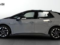 Begagnad VW ID.3 Pro Performance 150 kW (204 HK) 2022 Moonstone grey black Halvkombi