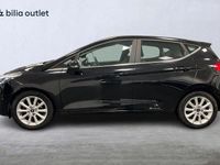 Begagnad Ford Fiesta Titanium 101 HK (74 kW) 2018 Svart Halvkombi