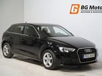 Begagnad Audi A3 Sportback 116 HK (85 kW) 2018 Svart Halvkombi