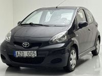 Begagnad Toyota Aygo 68 HK (50 kW) 2012 Svart Halvkombi