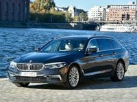 begagnad BMW 520 d A Touring Luxury Line - Ivory White Läderklädsel