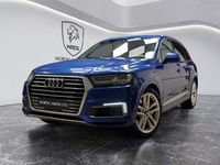 Begagnad Audi Q7 S-Line 373 HK (274 kW) 2017 Blå SUV