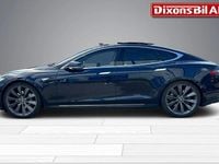 Begagnad Tesla Model S Performance 310 kW (422 HK) 2013 Blå Halvkombi