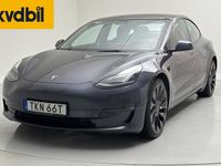 Begagnad Tesla Model 3 Performance 461 kW (627 HK) 2022 Grå Sedan