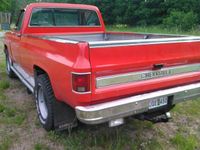 Begagnad Chevrolet Silverado 209 HK (153 kW) 1976 Röd Pickup