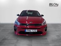 Begagnad Kia Rio GT-Line 120 HK (88 kW) 2018 Röd Halvkombi