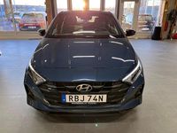 Begagnad Hyundai i20 N Line 101 HK (74 kW) 2024 Blå metallic Halvkombi