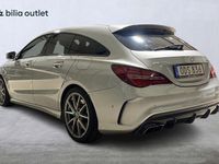 begagnad Mercedes CLA45 AMG Shooting Brake AMG 4MATIC CarPlay Backkamera Designo 2017 Silver