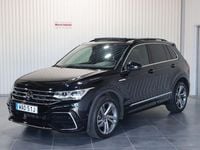 Begagnad VW Tiguan R-line 150 HK (110 kW) 2022 Svart SUV