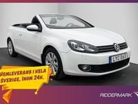 Begagnad VW Golf Cabriolet 160 HK (117 kW) 2011 Vit Cab