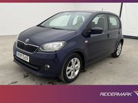 begagnad Skoda Citigo 1.0 MPI 60hk Plus Sensorer Farthållare 0,4l/mil