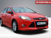 Begagnad Ford Focus Titanium 101 HK (74 kW) 2013 Röd Kombi