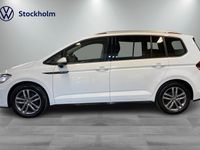 begagnad VW Touran Masters TSI150 DSG R-Line Black/7sits/Plus/P-värmare