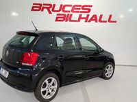 Begagnad VW Polo 86 HK (63 kW) 2010 Svart Halvkombi