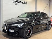 Begagnad Alfa Romeo Stelvio Quadrifoglio 510 HK (375 kW) 2019 Svart SUV