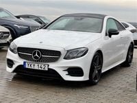 Begagnad Mercedes E220 AMG 195 HK (143 kW) 2017 Vit Sportkupé