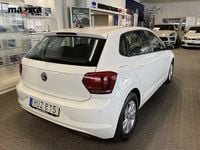 Begagnad VW Polo 95 HK (69 kW) 2018 Vit Halvkombi