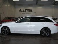 Begagnad Mercedes C220 AMG line 194 HK (142 kW) 2019 Vit Kombi