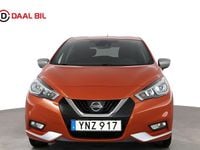 Begagnad Nissan Micra Acenta 71 HK (52 kW) 2017 Orange Halvkombi